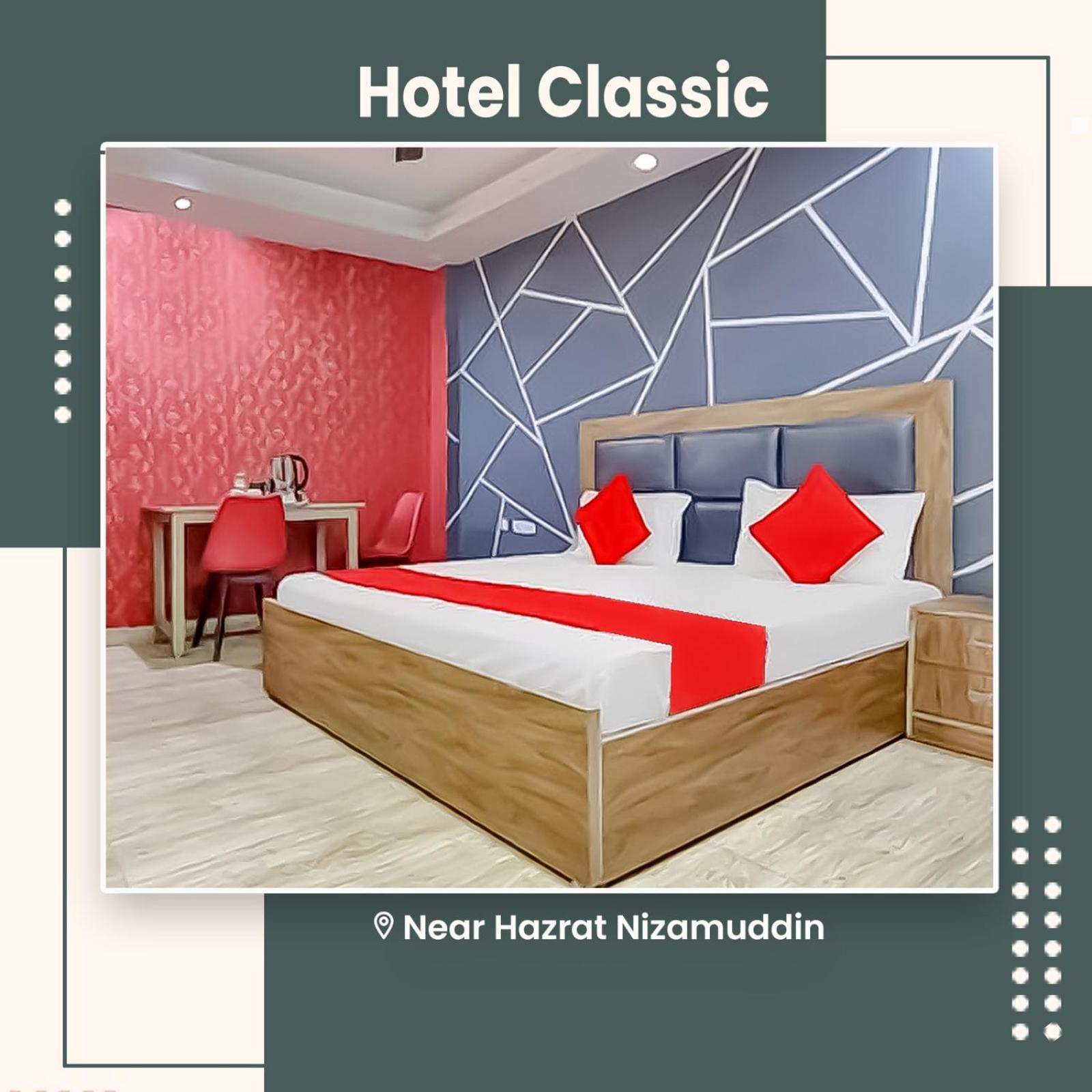 Hotel Classic-Near Nizamuddin Railway Station 新德里 外观 照片